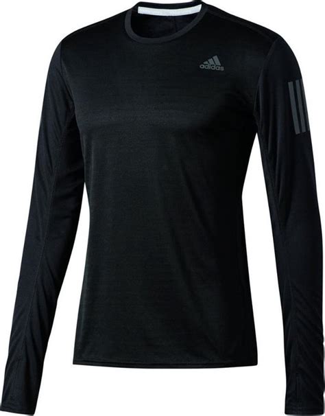 adidas response hardloopshirt zwart heren|adidas Own The Run 1/2 Zip Response Hardloopshirt Lange .